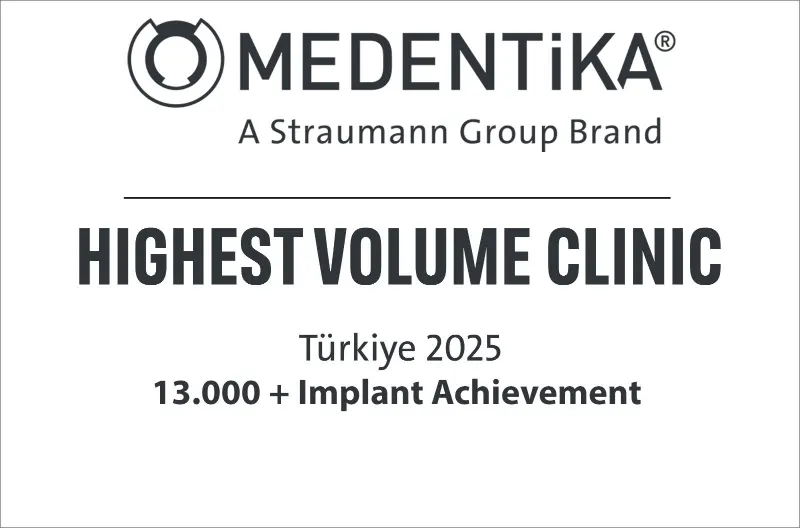 Medentika a Straumann Group Brand Highest Volume Clinic 2025 award presented to Esnan Dental Clinics Turkey for 13,000 implant achievements